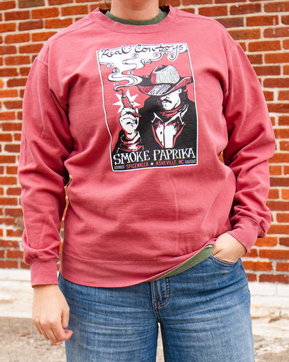 Spicewalla Crewneck in Crimson Red