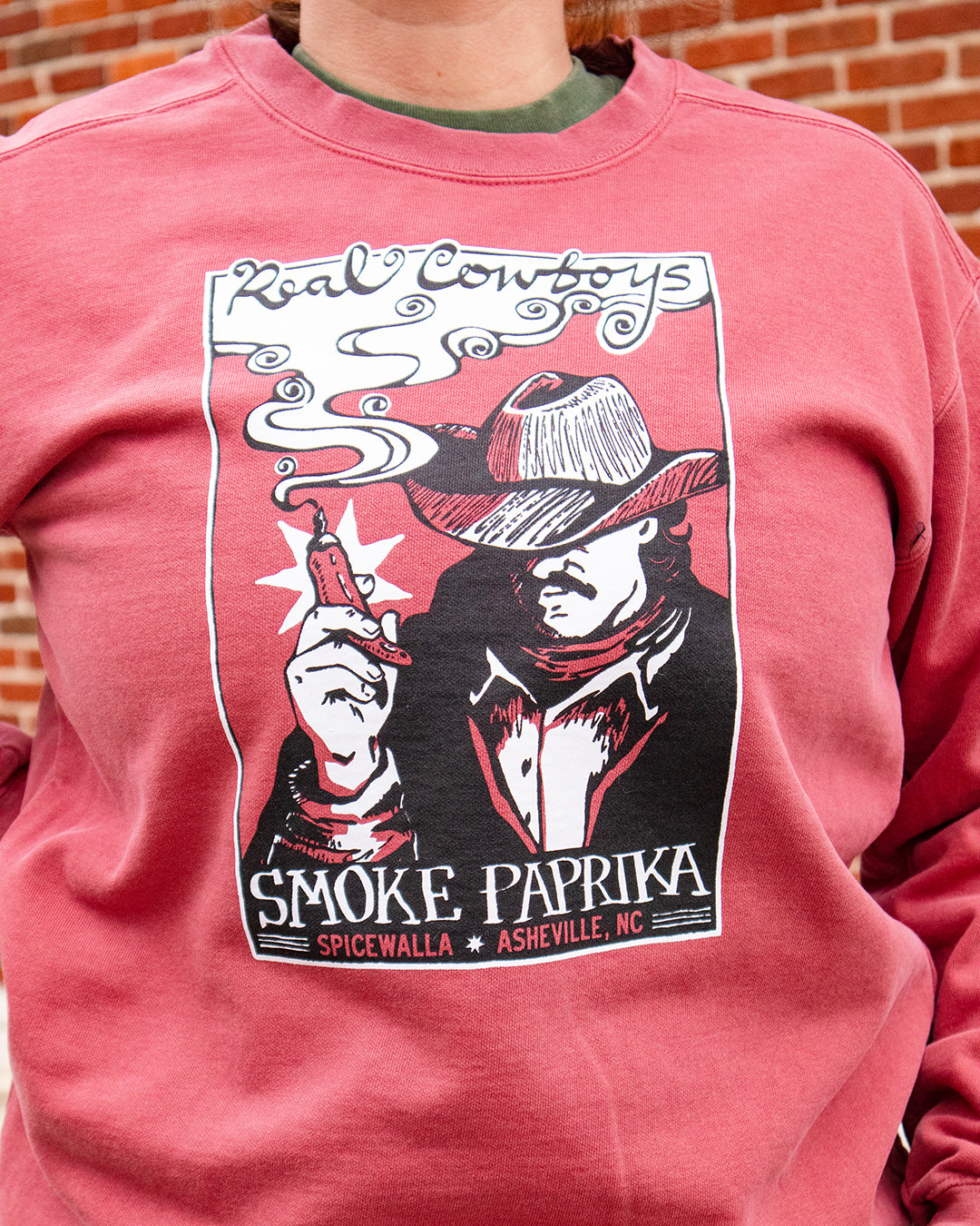 Spicewalla Crewneck in Crimson Red