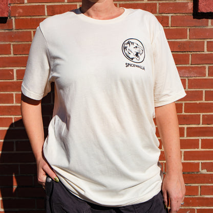 Spicewalla Matchbox Tiger T-Shirt in Off-White