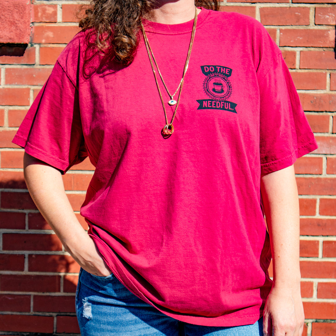 Spicewalla Stay Golden T-Shirt in Red