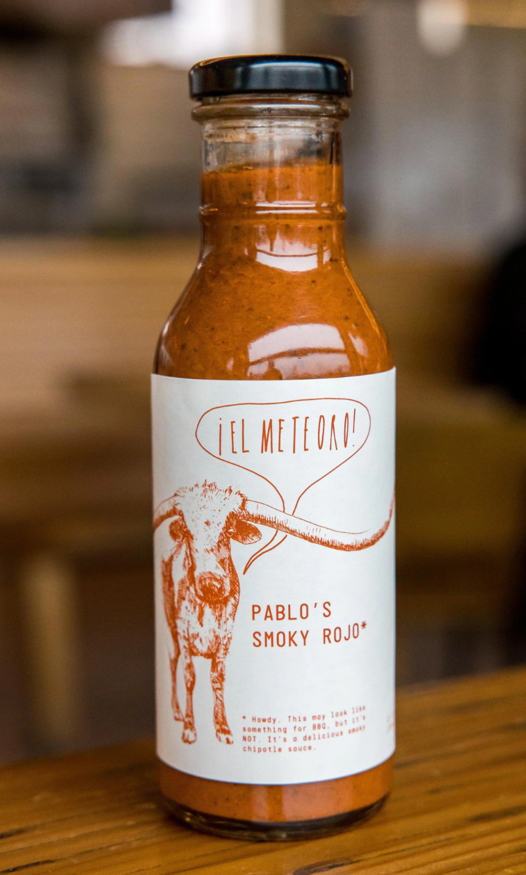 Pablo's Smoky Rojo Hot Sauce - El Meteoro