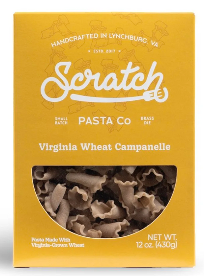 Virginia Wheat Campanelle - Scratch Pasta