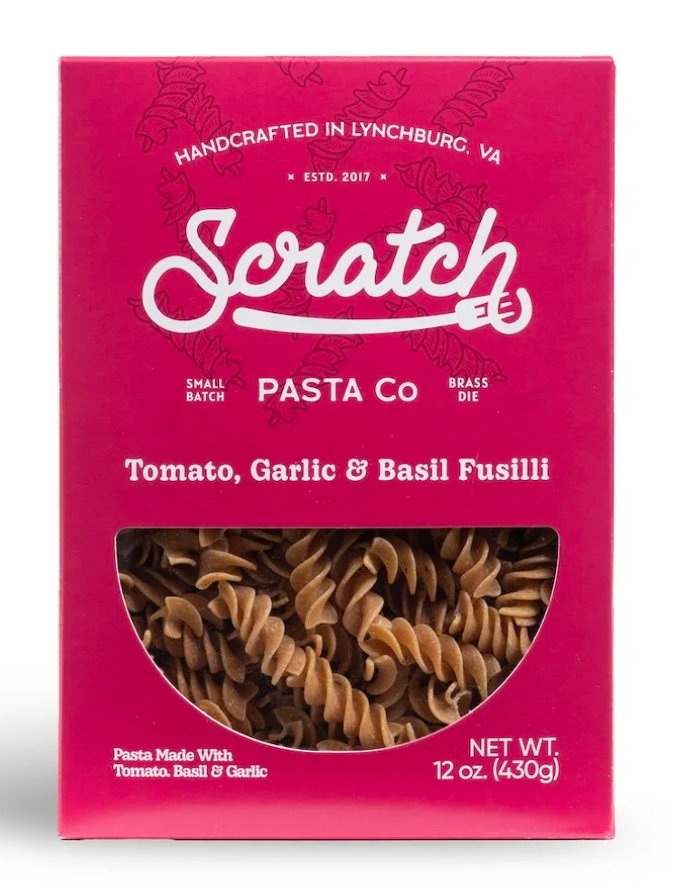 Tomato, Basil, Garlic Fusilli - Scratch Pasta