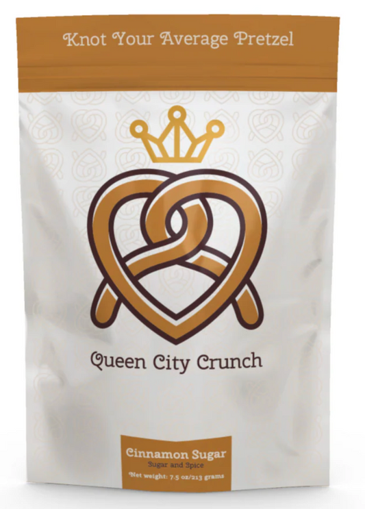 Cinnamon Sugar Pretzels - Queen City Crunch