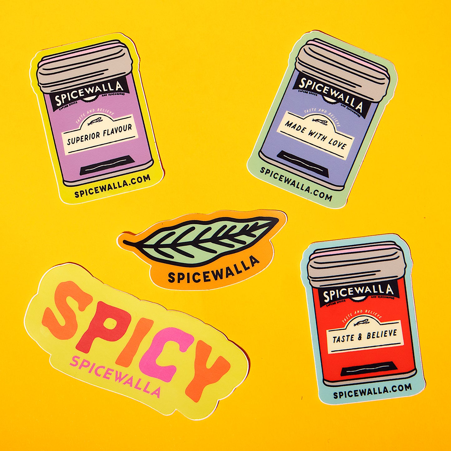 Spicewalla Sticker 5-Pack