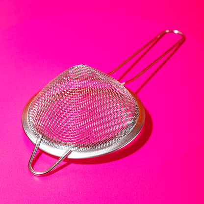 Small Double-Lined Stainless Steel Strainer