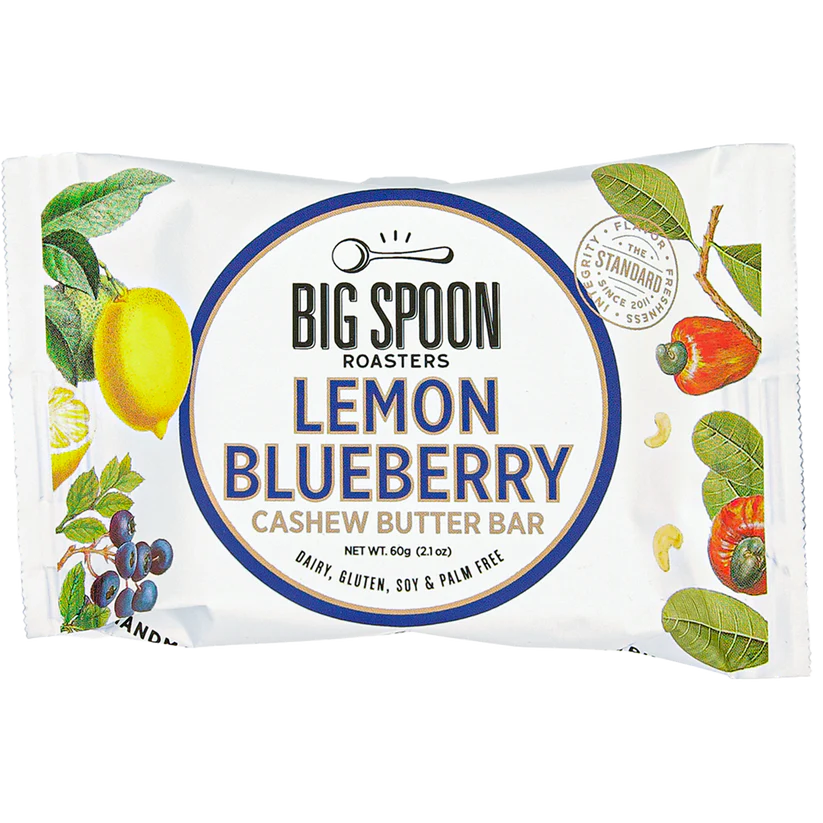 Lemon Blueberry Cashew Butter Bar - Big Spoon Roasters