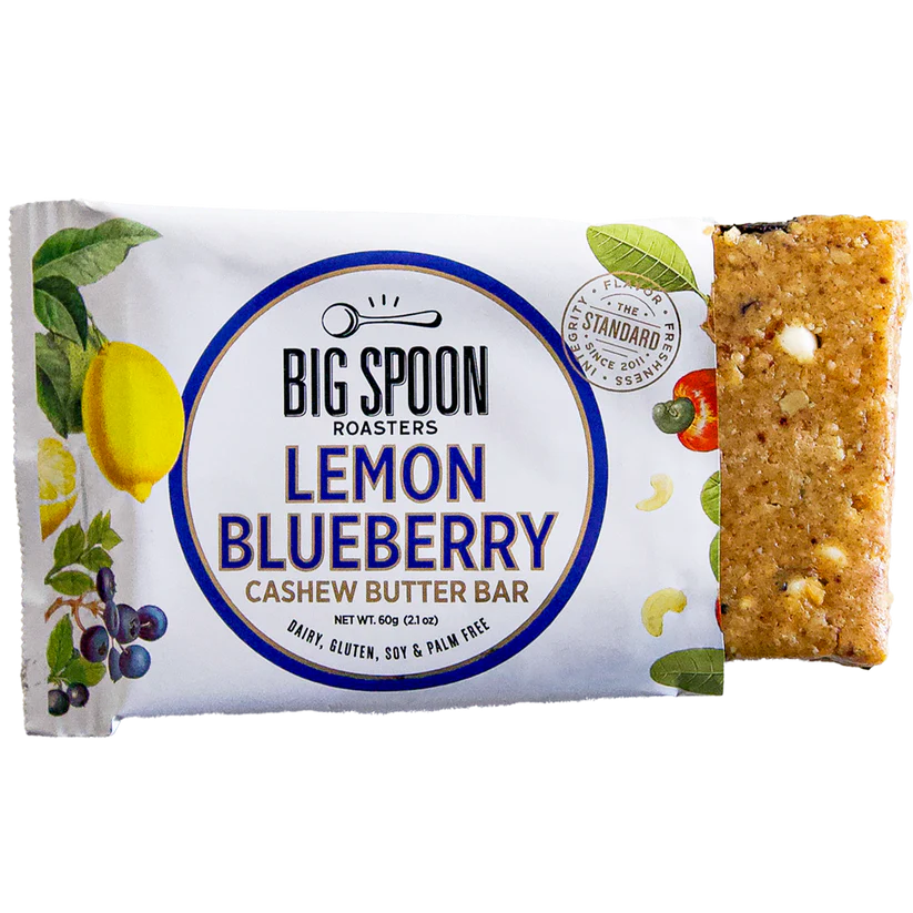 Lemon Blueberry Cashew Butter Bar - Big Spoon Roasters