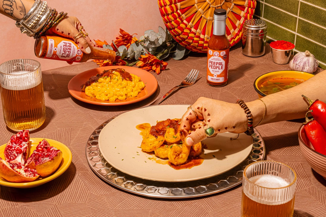 Garlic Ghost Pepper Hot Sauce - Peepal People