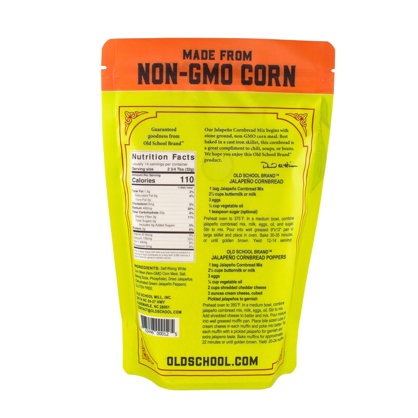 Jalapeno Cornbread Mix - Old School Brand